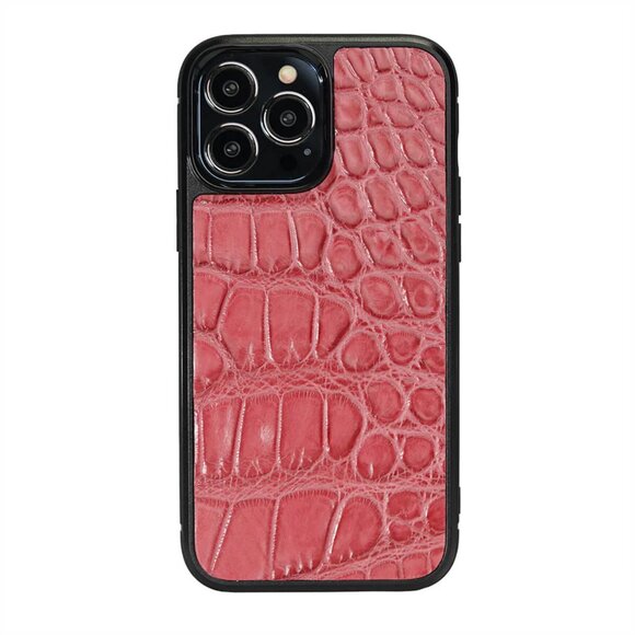 Handcrafted iPhone 13 Pro Max Case - Premium Alligator Leather